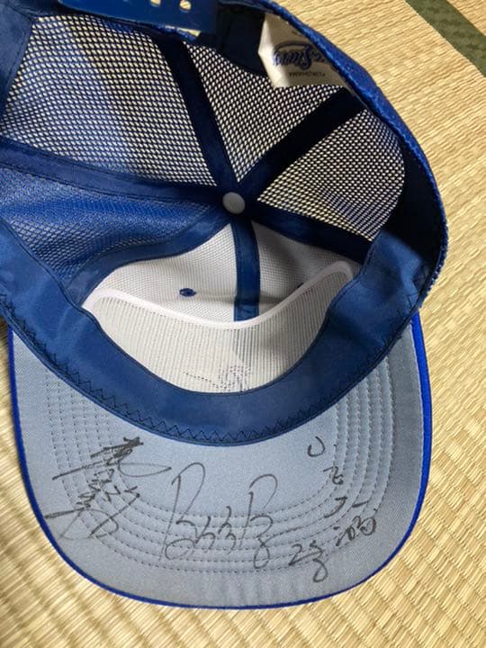横浜ベイスターズサインキャップ 横浜DeNAベイスターズ 直筆サイン入り