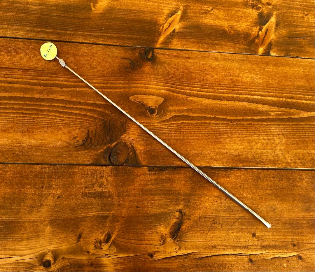 クワガタ採集セット 蛍光ピンク オリジナル掻き出し棒 デジタルノギス