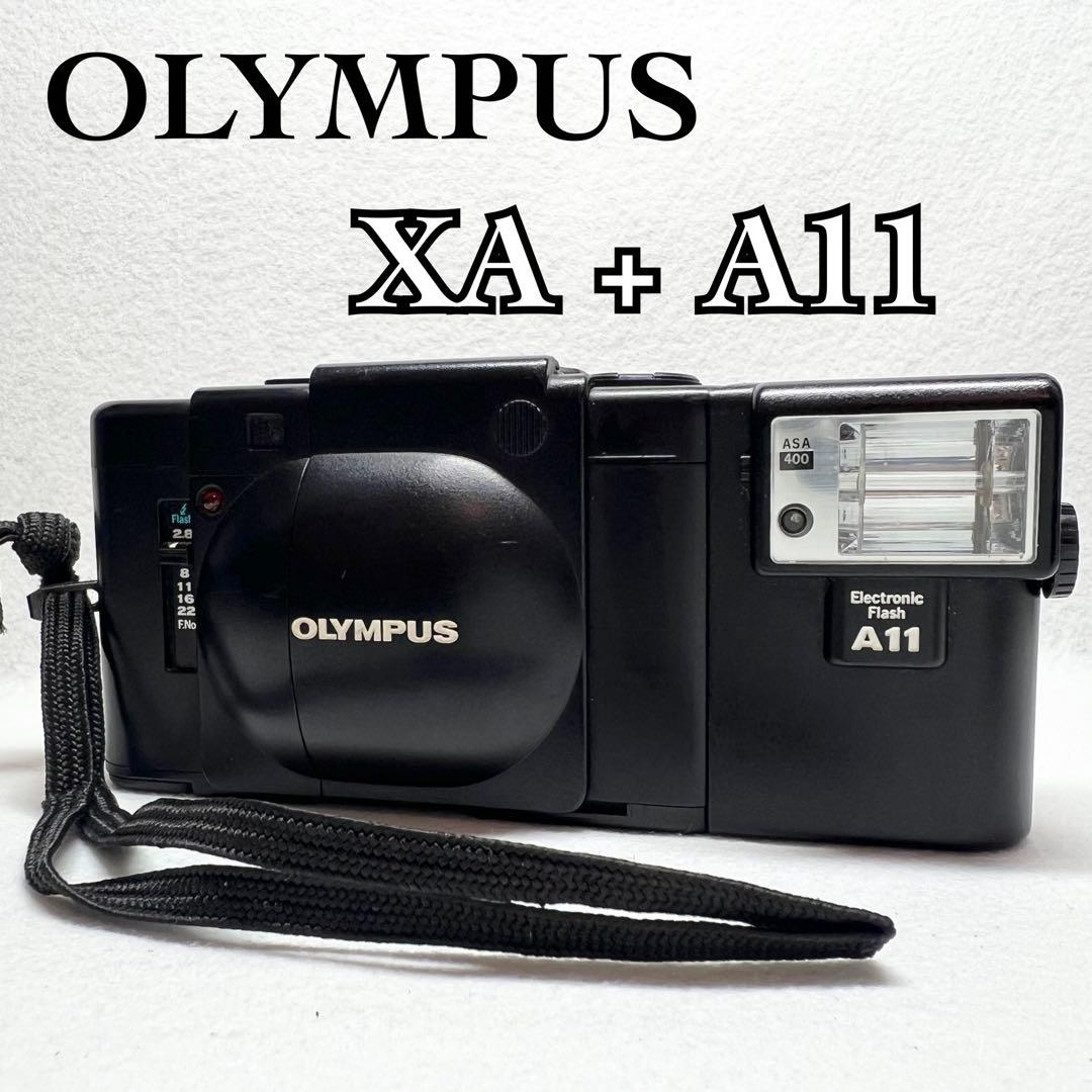 完動品 美品】OLYMPUS XA A11 コンパクトフィルム 動作確認済