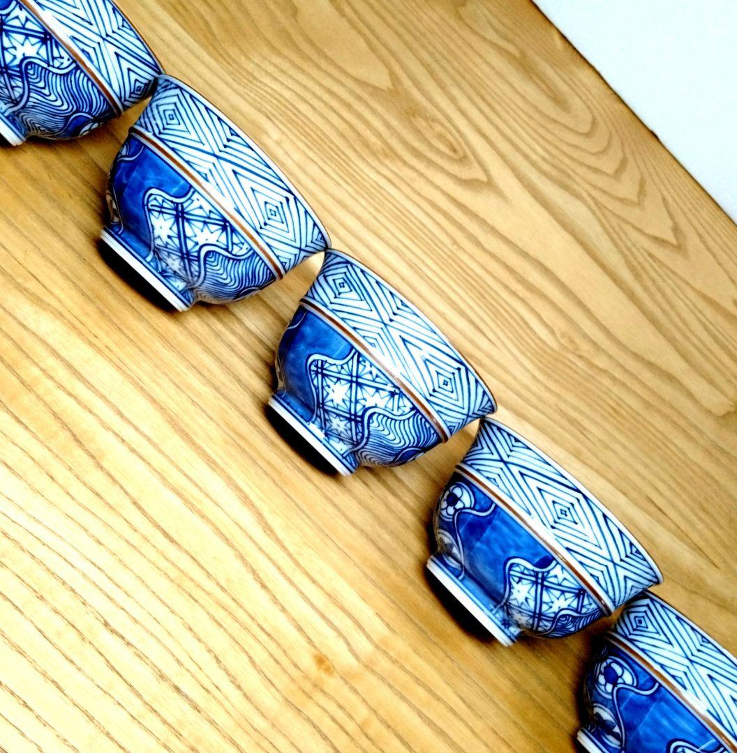 ☆ 平安羽楽 清水焼 染付湯呑