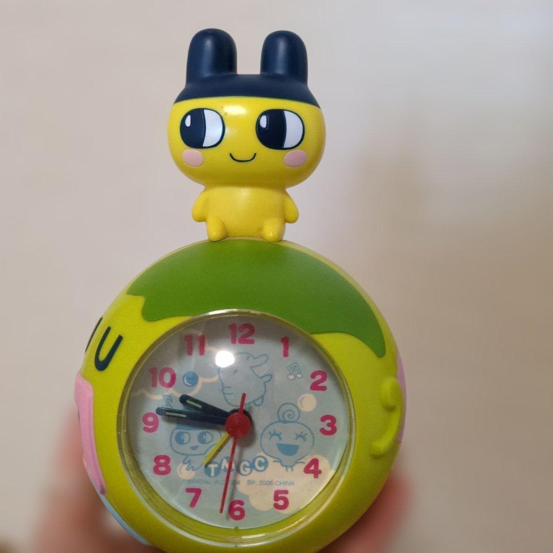 最終価格　レア　まめっち　キャラクター型時計 レア 】たまごっち まめっち 目覚まし時計 置き時計 一番くじ 一番くじ