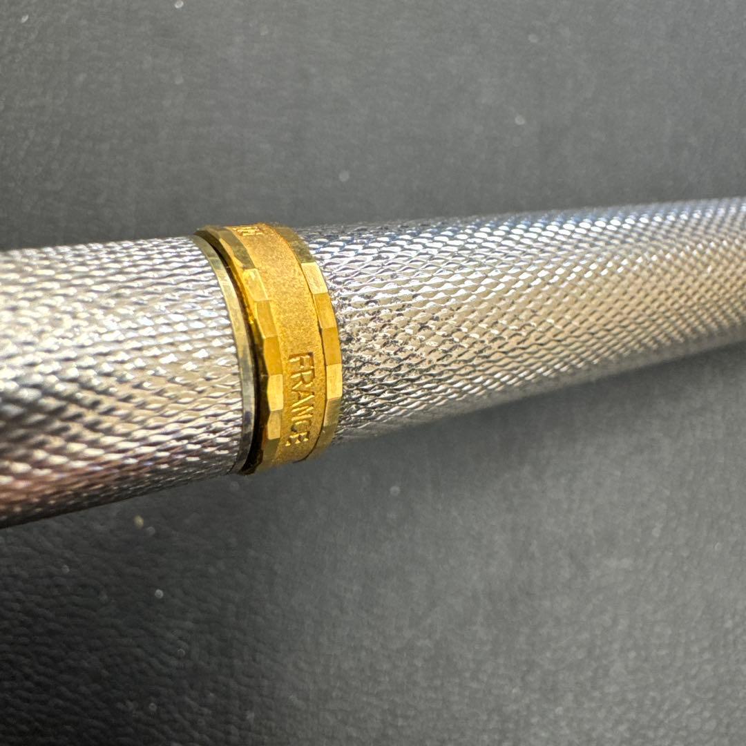 Parker 万年筆 シルバー ゴールドクリップ ペン先18K