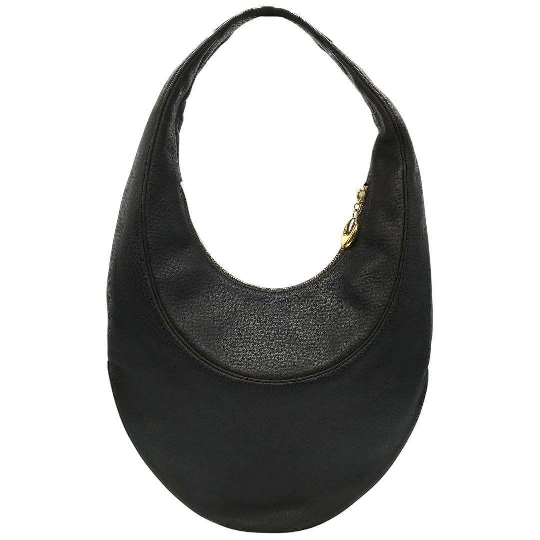 【極美品】ブルガリ アスコット ホーボー ショルダーバッグ レザー