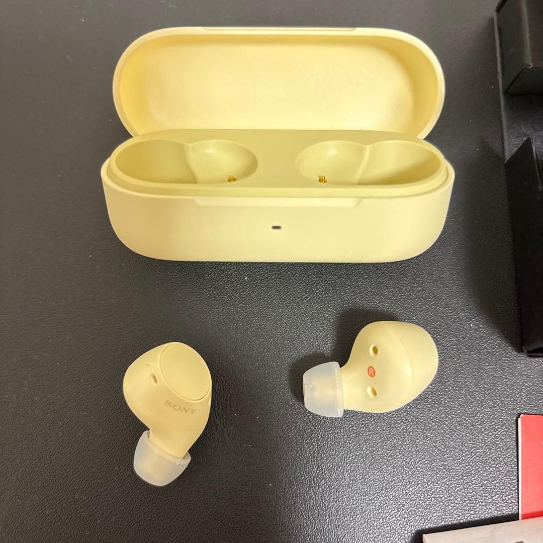 美品SONY WF-C510ソニーワイヤレスイヤホン イエロー - メルカリ