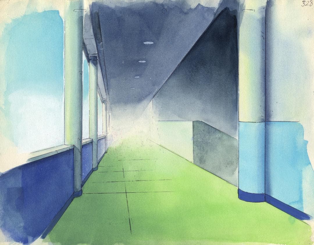 怪盗セイント・テール 28話ラストカット 大判セル画 実物背景合致