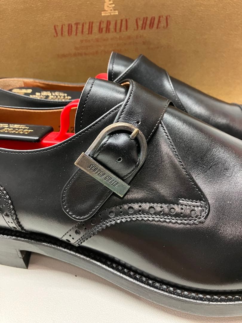 SCOTCH GRAIN スコッチグレイン 2828 ブラック　紳士靴 26.5