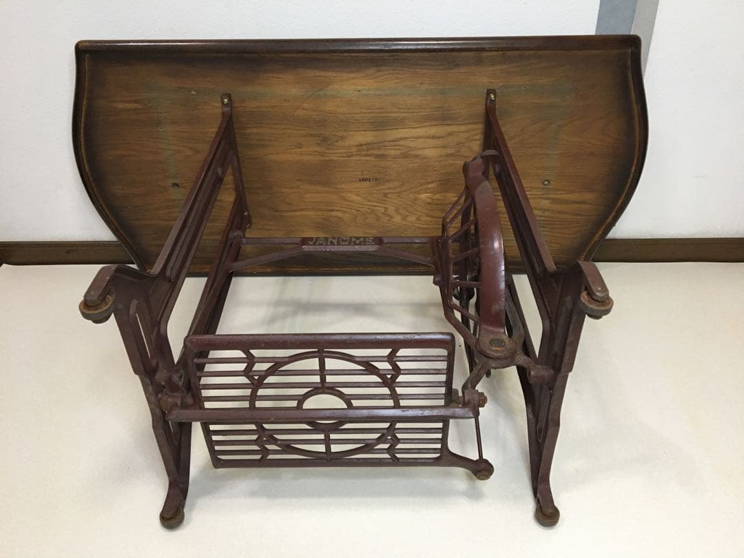 天板部のみ ジャノメ 足踏み ミシンテーブル 飛騨産業の天板 リメイク