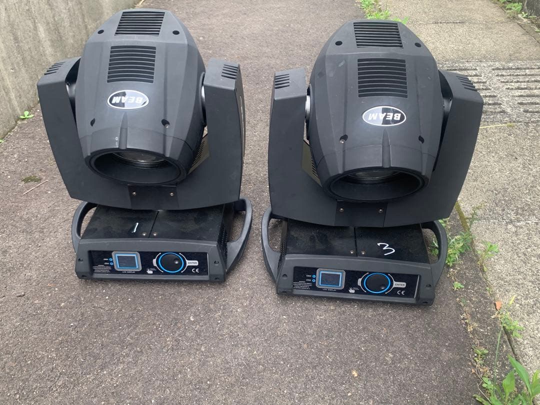 BEAM 230W ライティング機材 2台セット (1) 小型二軸混練押出機