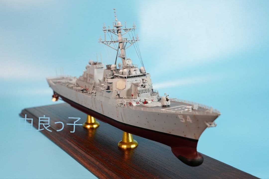 完成品 1/350 アメリカ海軍 DDG-54 カーティスウィルバー
