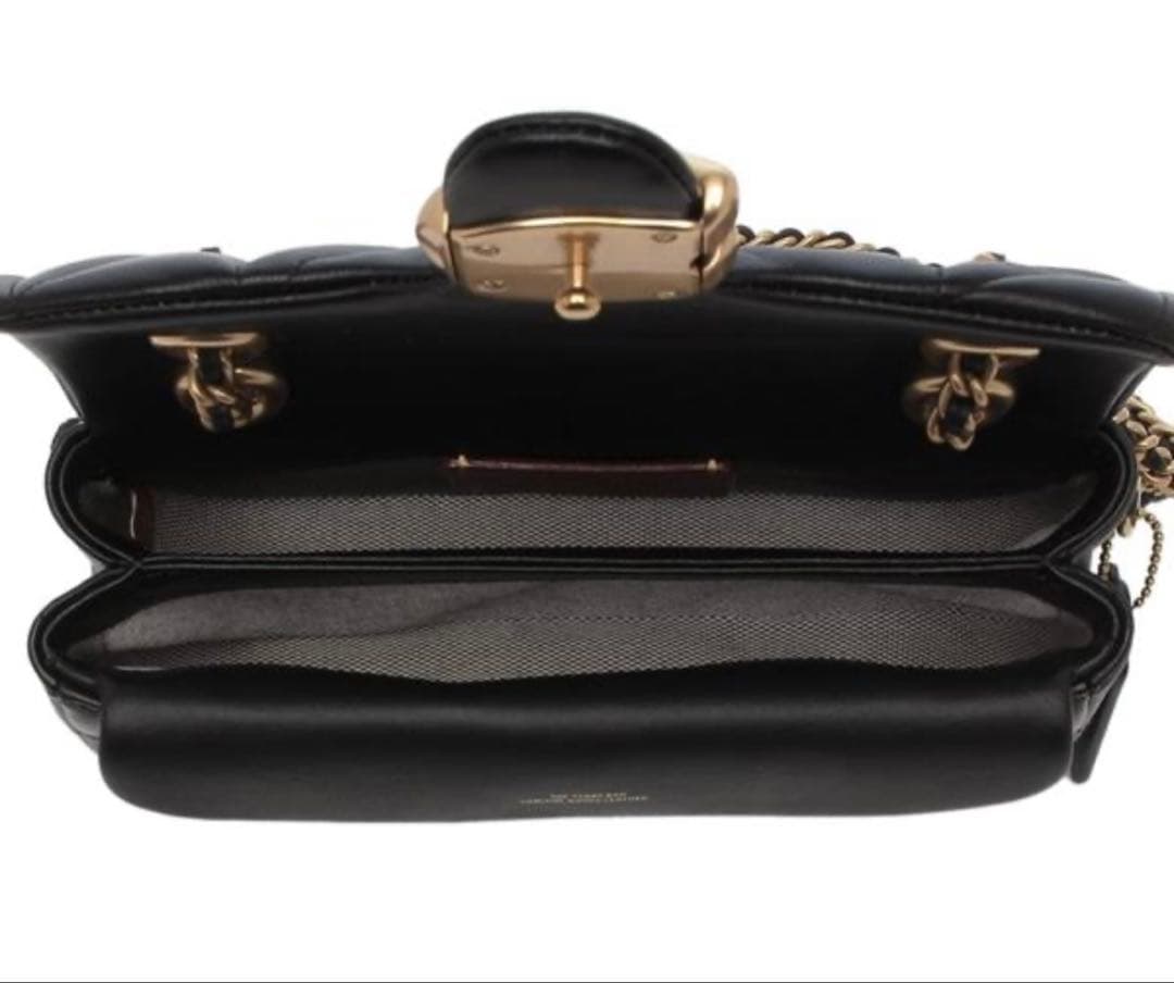 COACH CP149コーチ タビー ショルダー バッグ チェーン20 ブラック