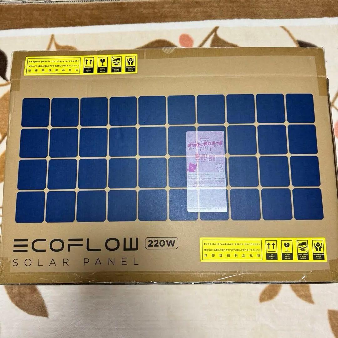 ECOFLOW 220W ソーラーパネル ECOFLOW ソーラーパネル 220W片面ソーラーパネルGen2 太陽光発電 太陽
