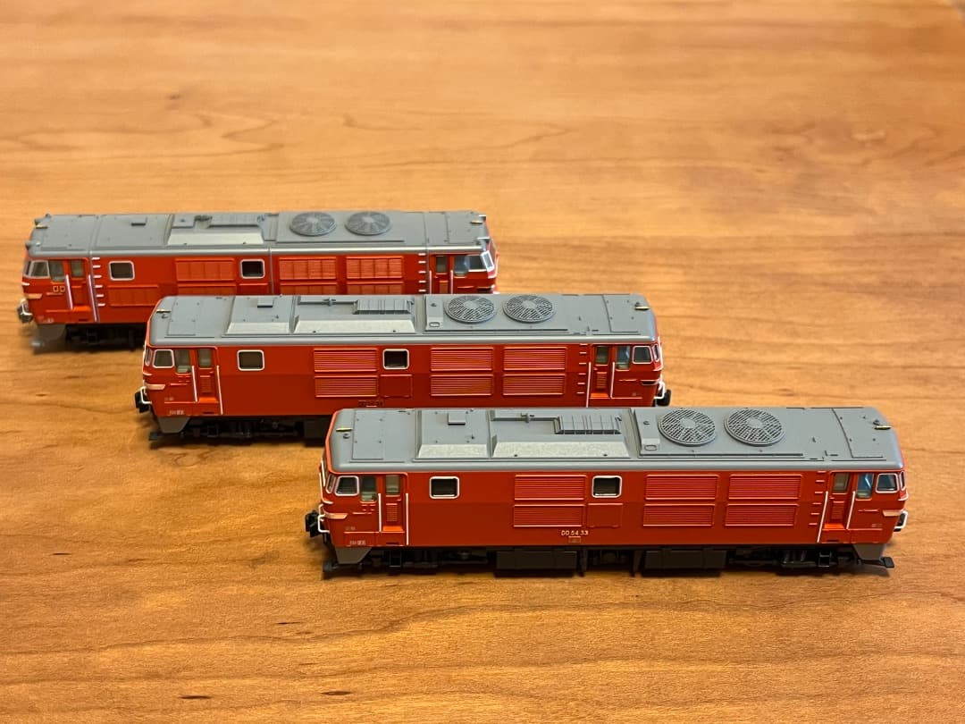 値下げ　KATO Nゲージ DD54機関車　３両セット