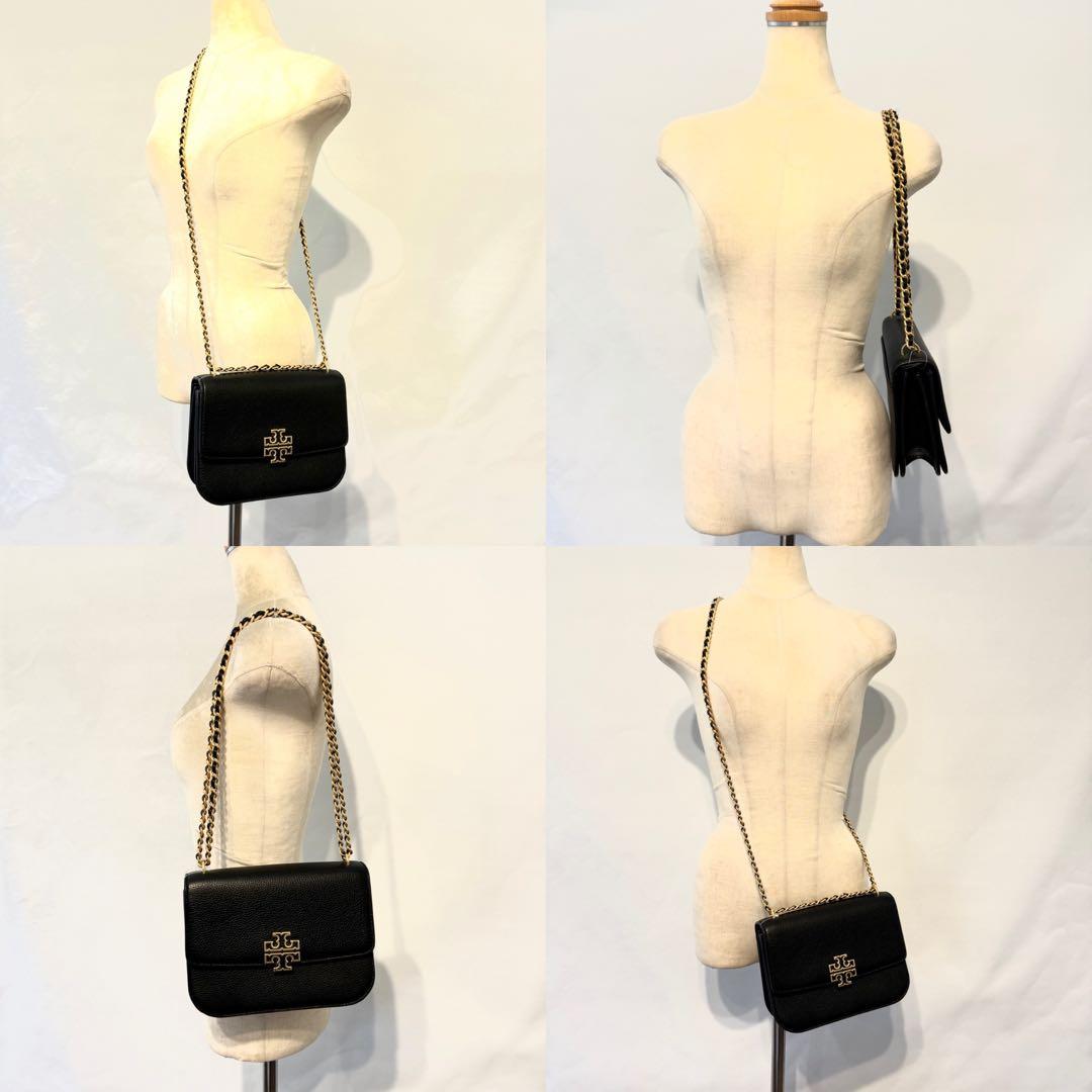 未使用★TORY BURCH 3way スモール レザーショルダーバッグ　黒