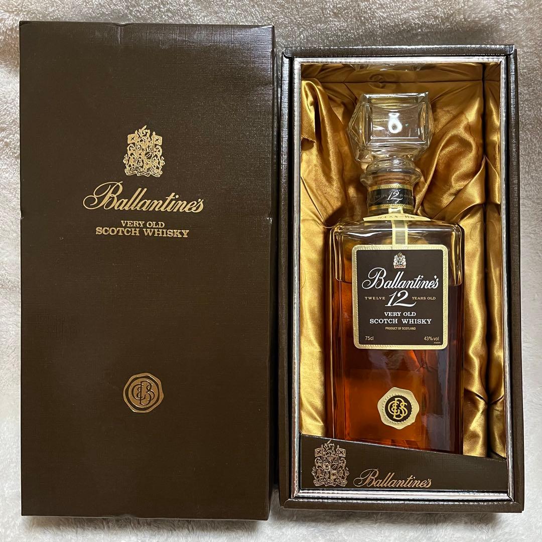 バランタイン 12年】デカンタ デキャンタ 古酒 レア 明治屋 - メルカリ