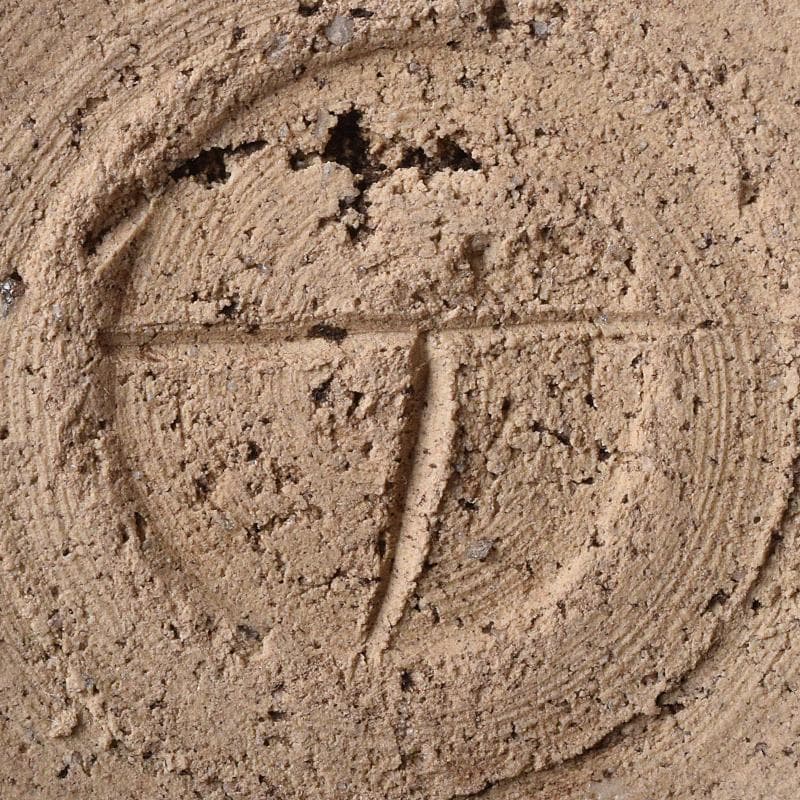 茶道具 桃山時代 瀬戸六作新兵衛造 黒織部 茶碗 銘霜松 極め箱 V R8818