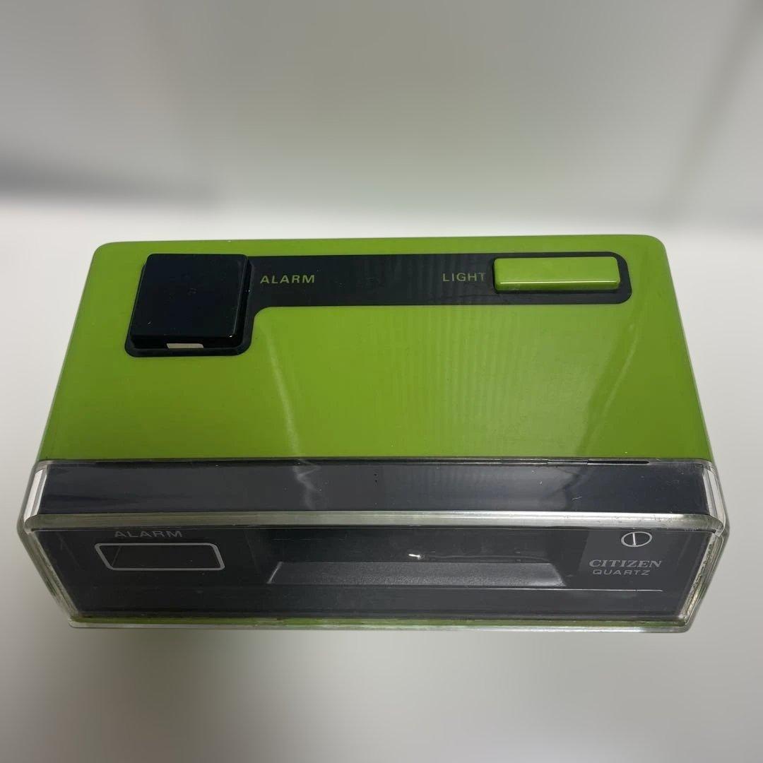 CITIZEN パタパタ時計 グリーン CITIZEN パタパタ時計 昭和レトロ