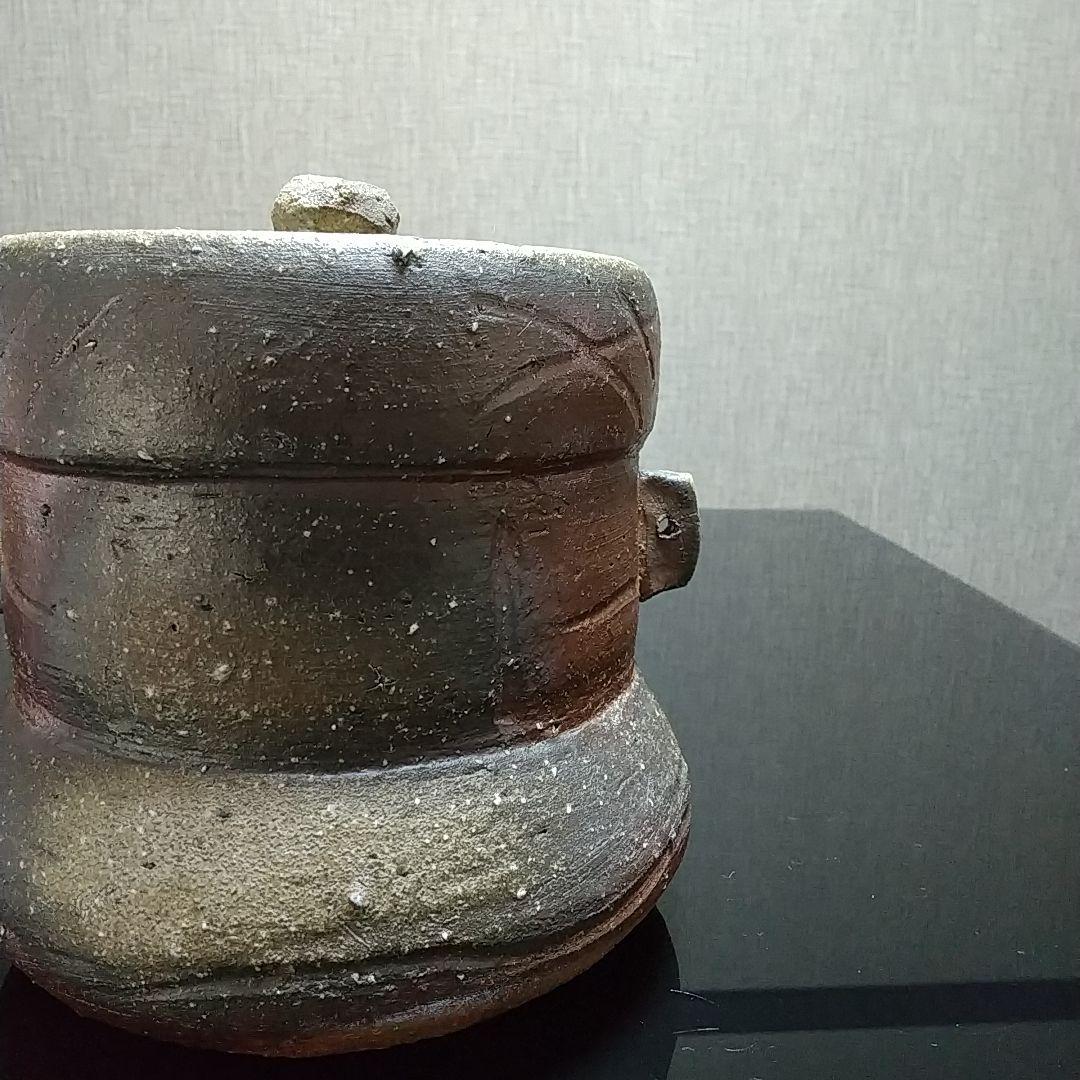 【備前焼 水指 ②】Bizen ware Mizusashi ( 送料無料！)