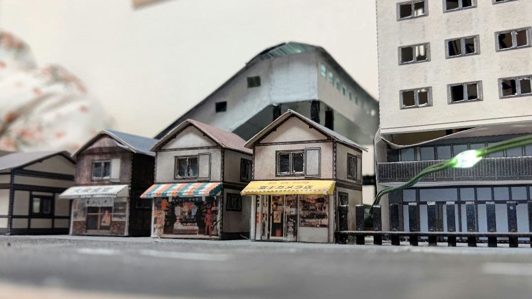 Nゲージ旧室蘭駅風ジオラマ - メルカリ