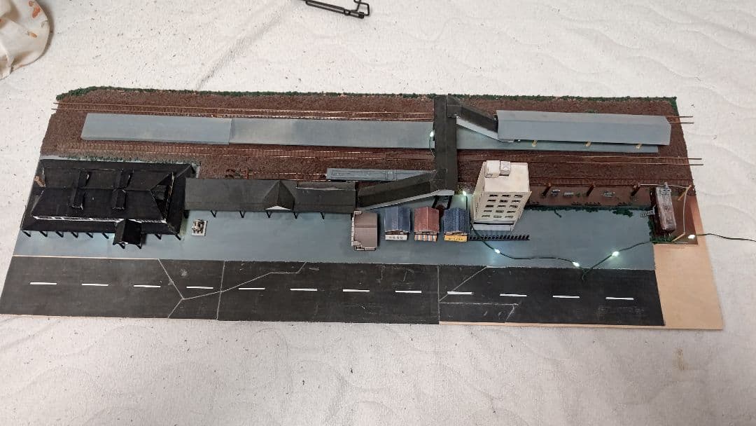 Nゲージ旧室蘭駅風ジオラマ - メルカリ