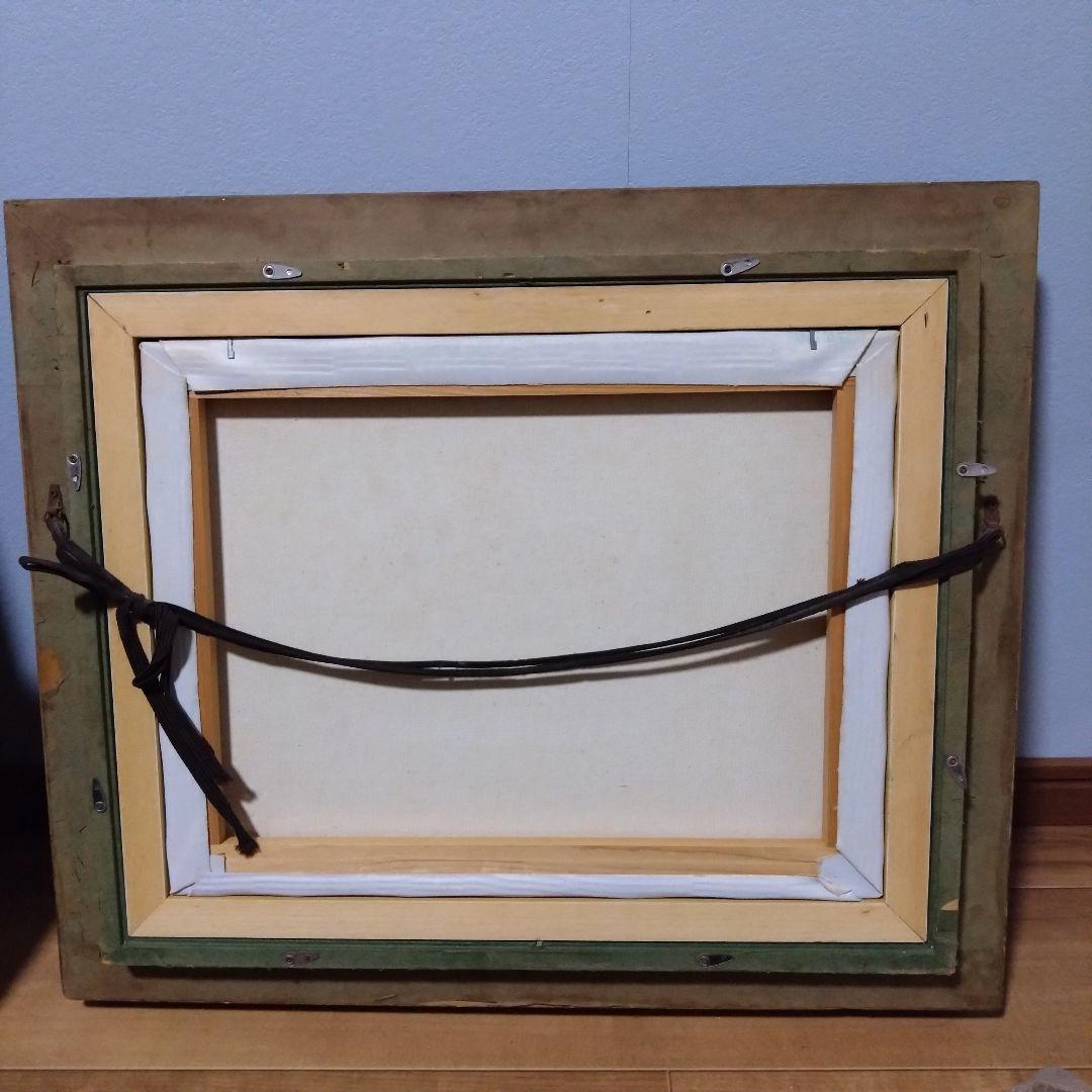 《値下げOK》F.RHODES作 油彩画/風景画 直筆サイン入　額装