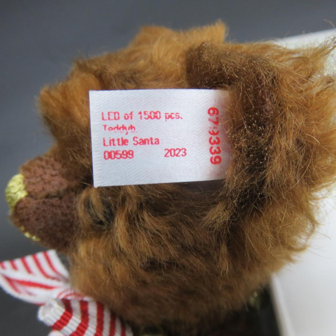 限定品　steiff シュタイフ リトルサンタ ベル 2023 テディベア