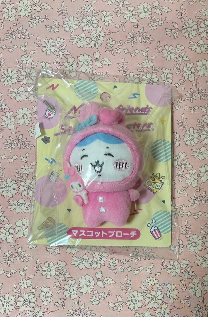 ちいかわ サンリオ コラボ ハチワレ マイメロ マスコットブローチ