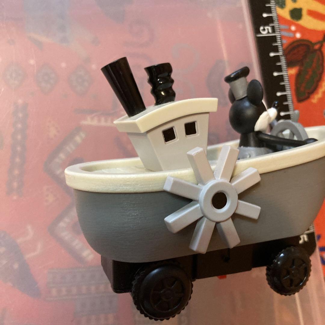 電動ミニカー　蒸気船ウイリー　ミッキーマウス　動作確認　新品電池交換済み