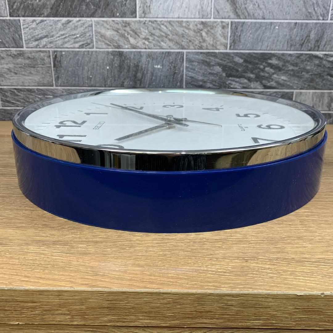 1980年代 アンティーク時計 SEIKO セイコー 掛け時計 アナログ ブルー