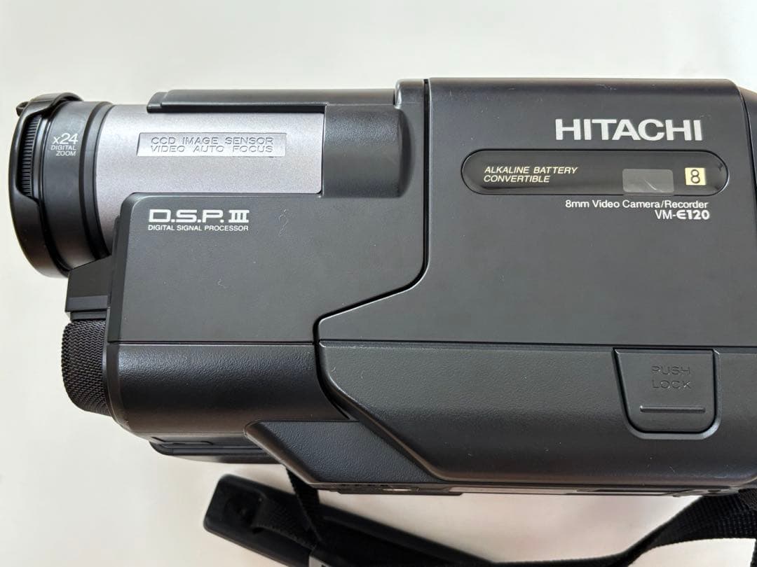 日立HITACHI E120 8mm ビデオカメラ HITACHI 8ミリビデオカメラ VM