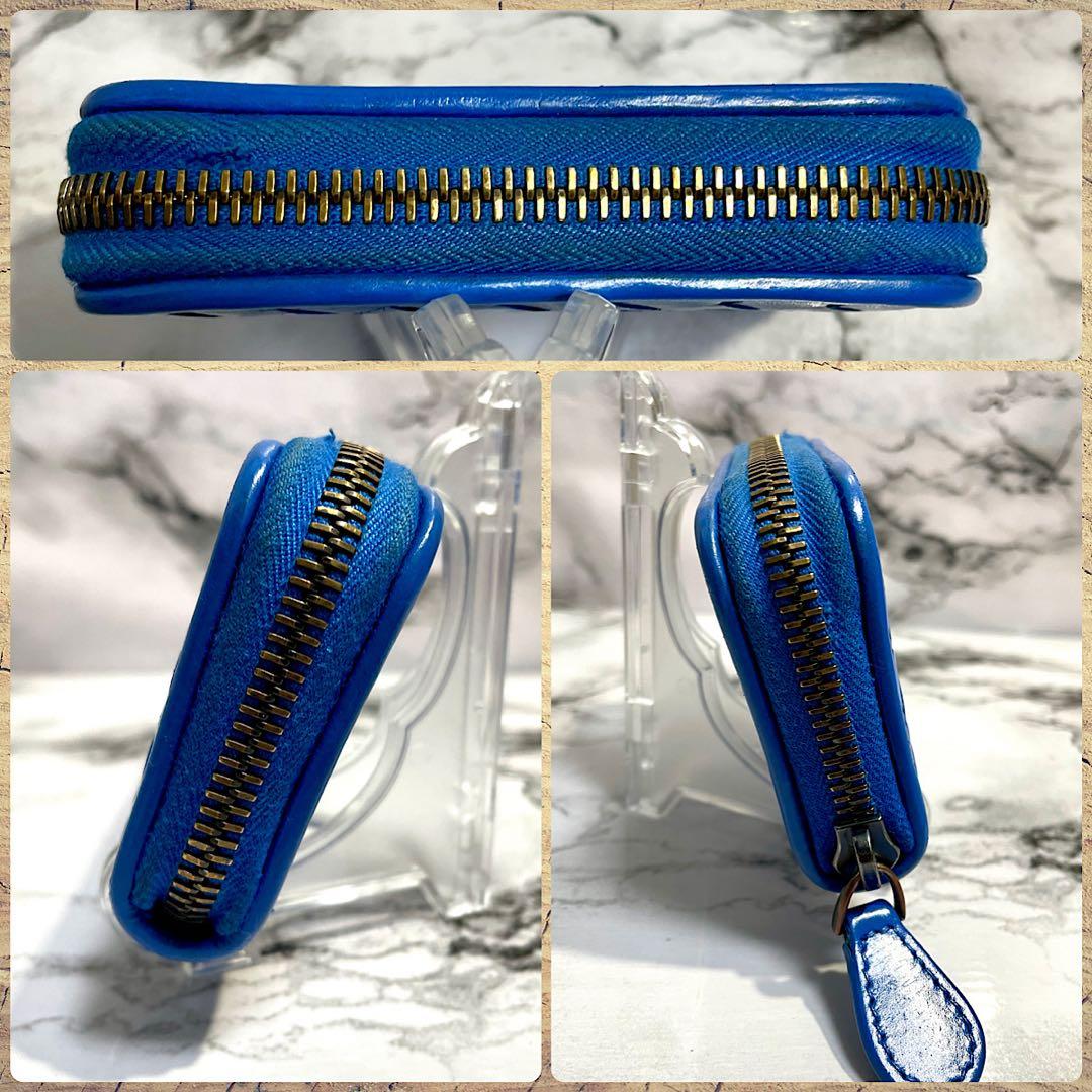 ボッテガヴェネタ　ケース　ブルー