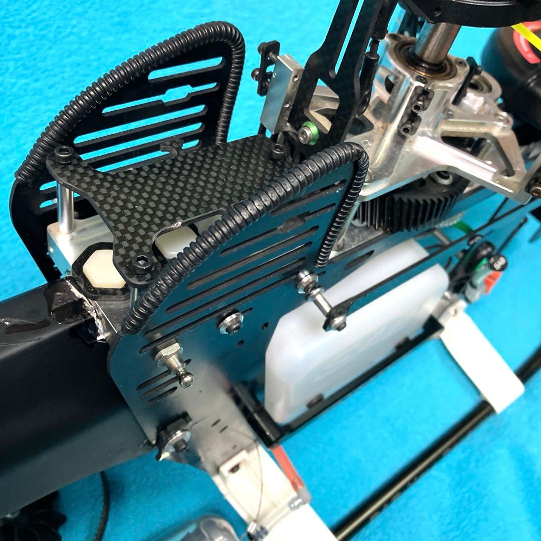 ジャンク品 RCヘリ GOBLIN ニトロ スポーツSG710 機体のみ SAB GOBLIN