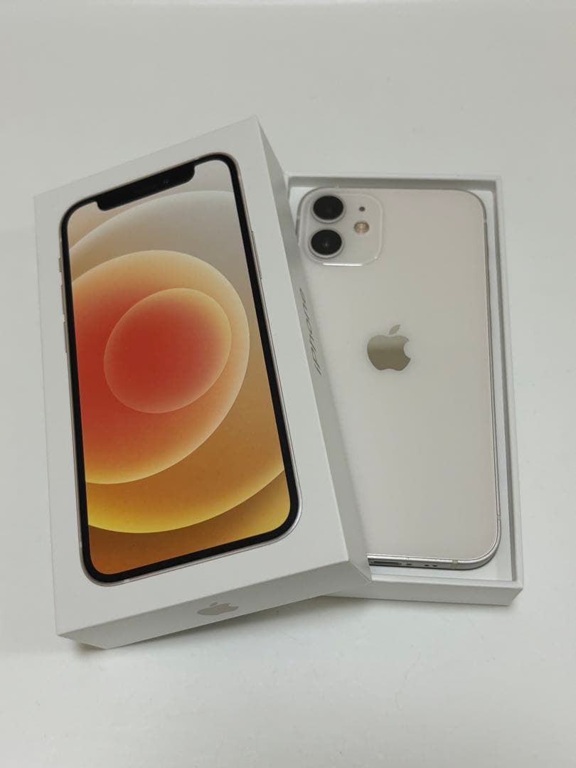 SIMロックなし】Apple iPhone 12mini ホワイト 本体