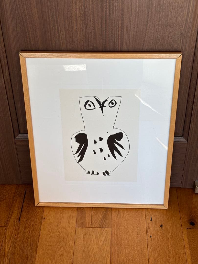 IDEE パブロ・ピカソ 「フクロウ」ナチュラルフレーム