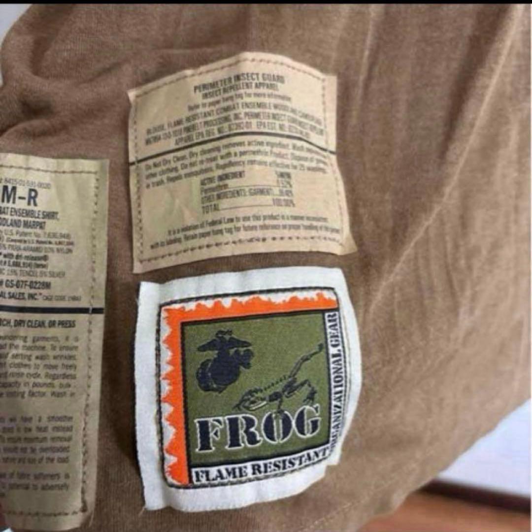 美品 米軍 実物 FR COMBAT ENSEMBLE SHIRT ウッドランド