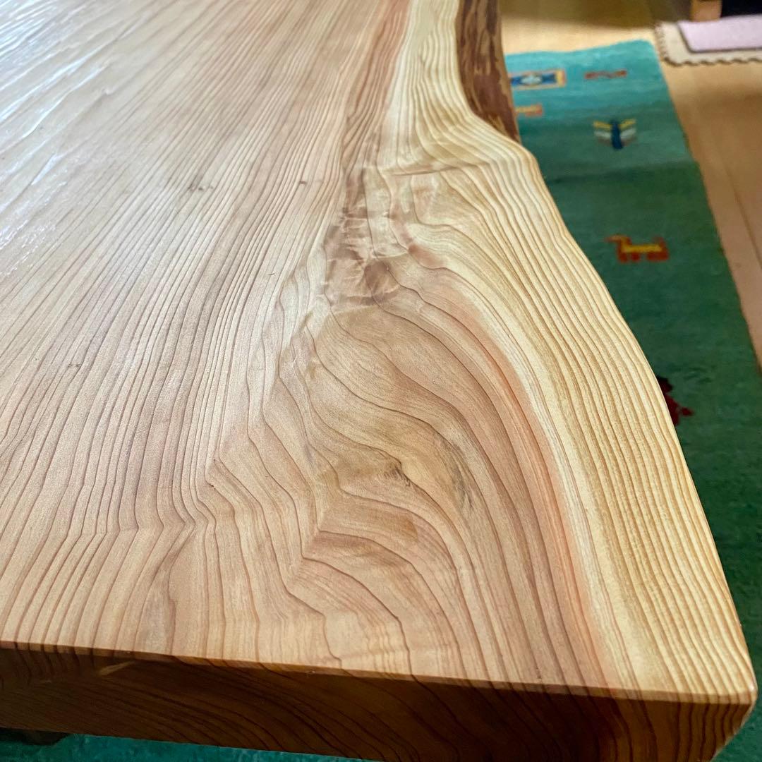 【週末セール】天然木　杉　一枚板　テーブル　無垢　すぎ　94