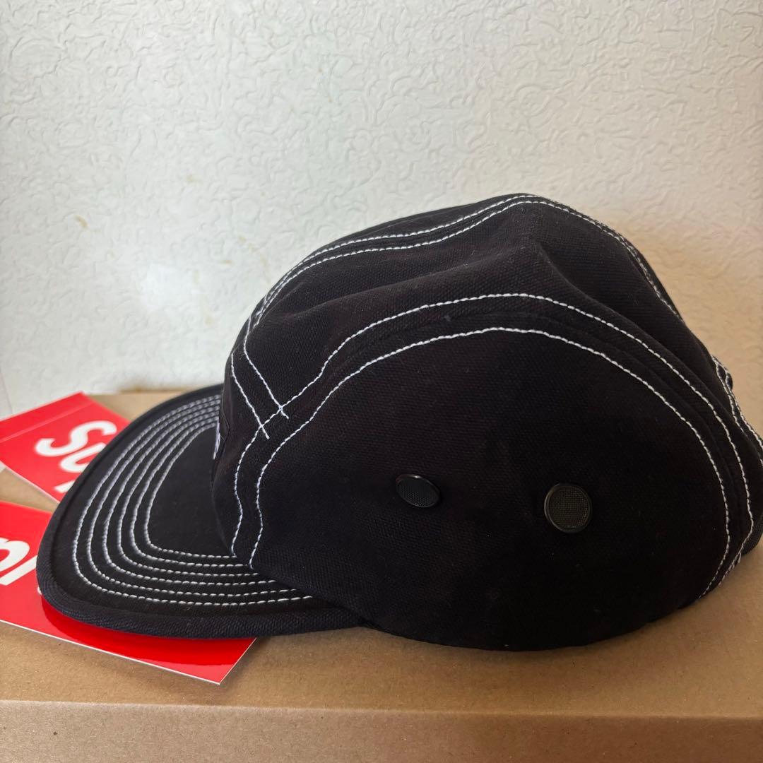 Supreme モーガン蔵人着用 Field Camp Cap 黒 シュプリーム