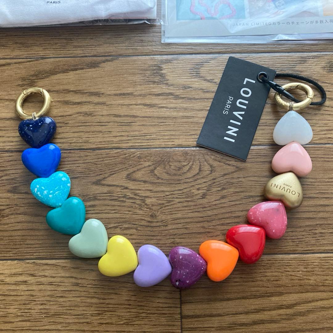 新品未使用】LOUVINI ルヴィニパリ ハンドストラップ スマホストラップ