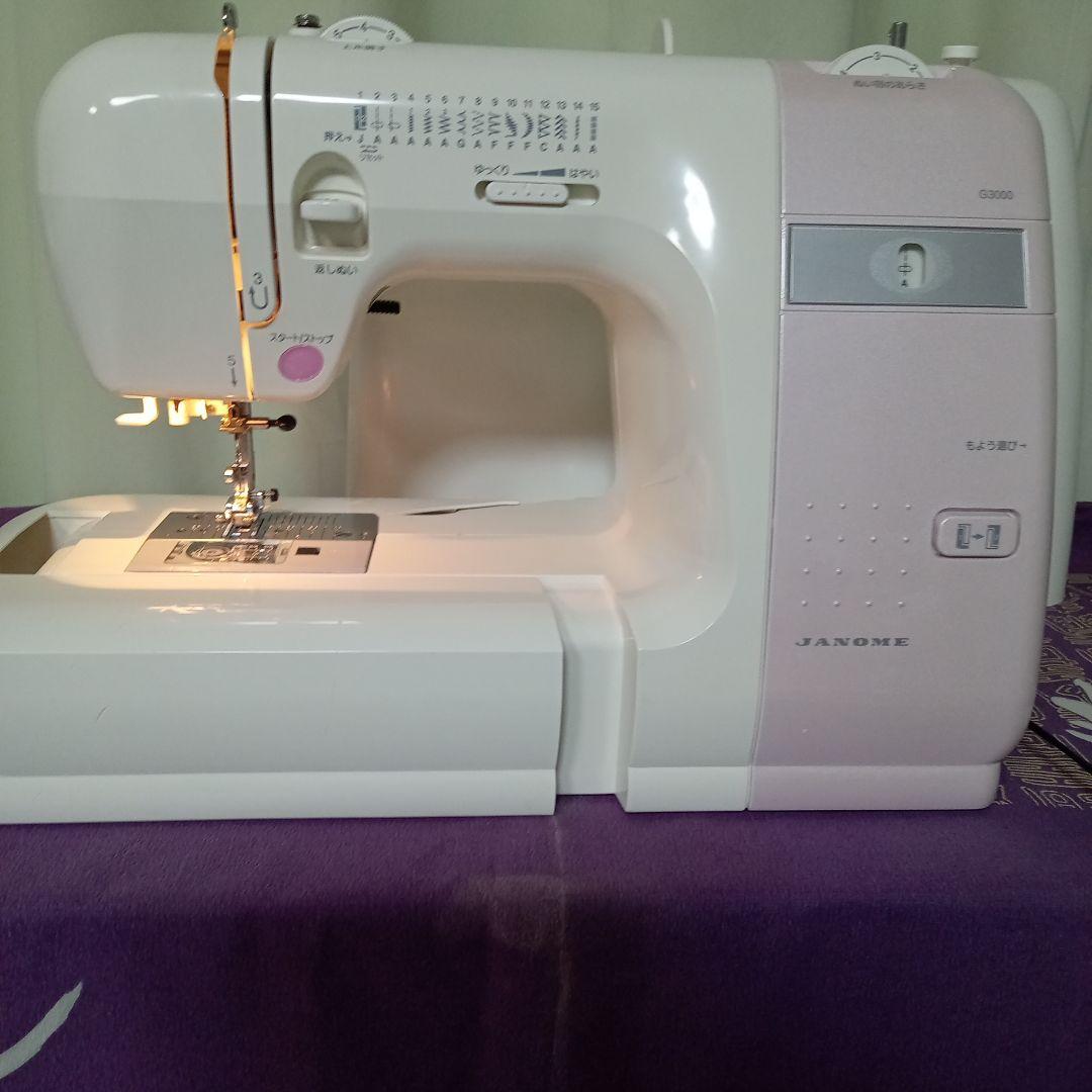 ジャノメ電子ミシン本体メンテナンス済み美品