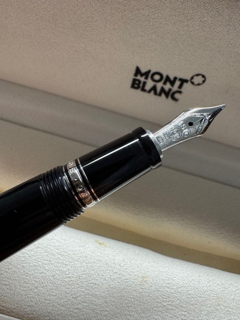 MONTBLANCモンブラン 万年筆 ボエム M ノワール オニキス - メルカリ