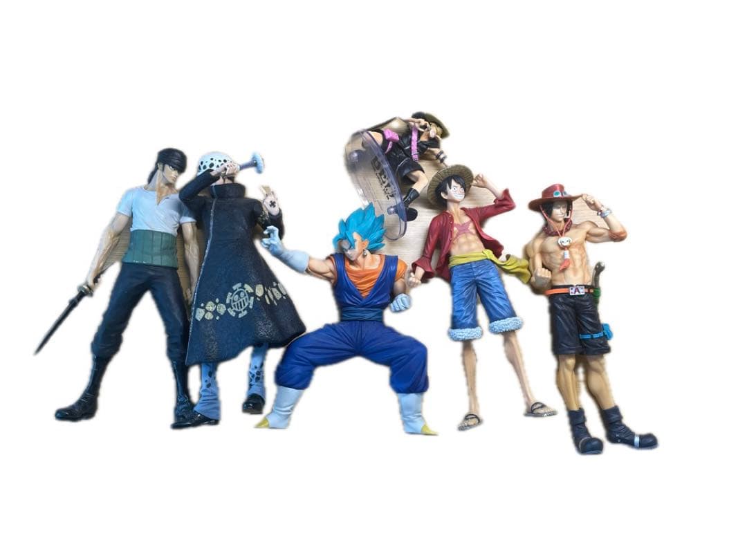 ワンピース@ドラゴンボールキャラクター ショウワノート 下敷き ドラゴンボールZ×ワンピースコラボシリーズ