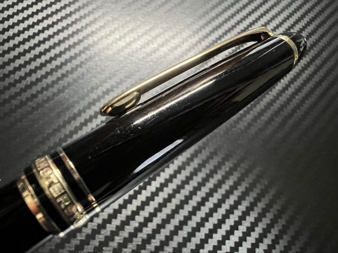 モンブラン 未使用に近い 144 ブラック 中白 M 万年筆