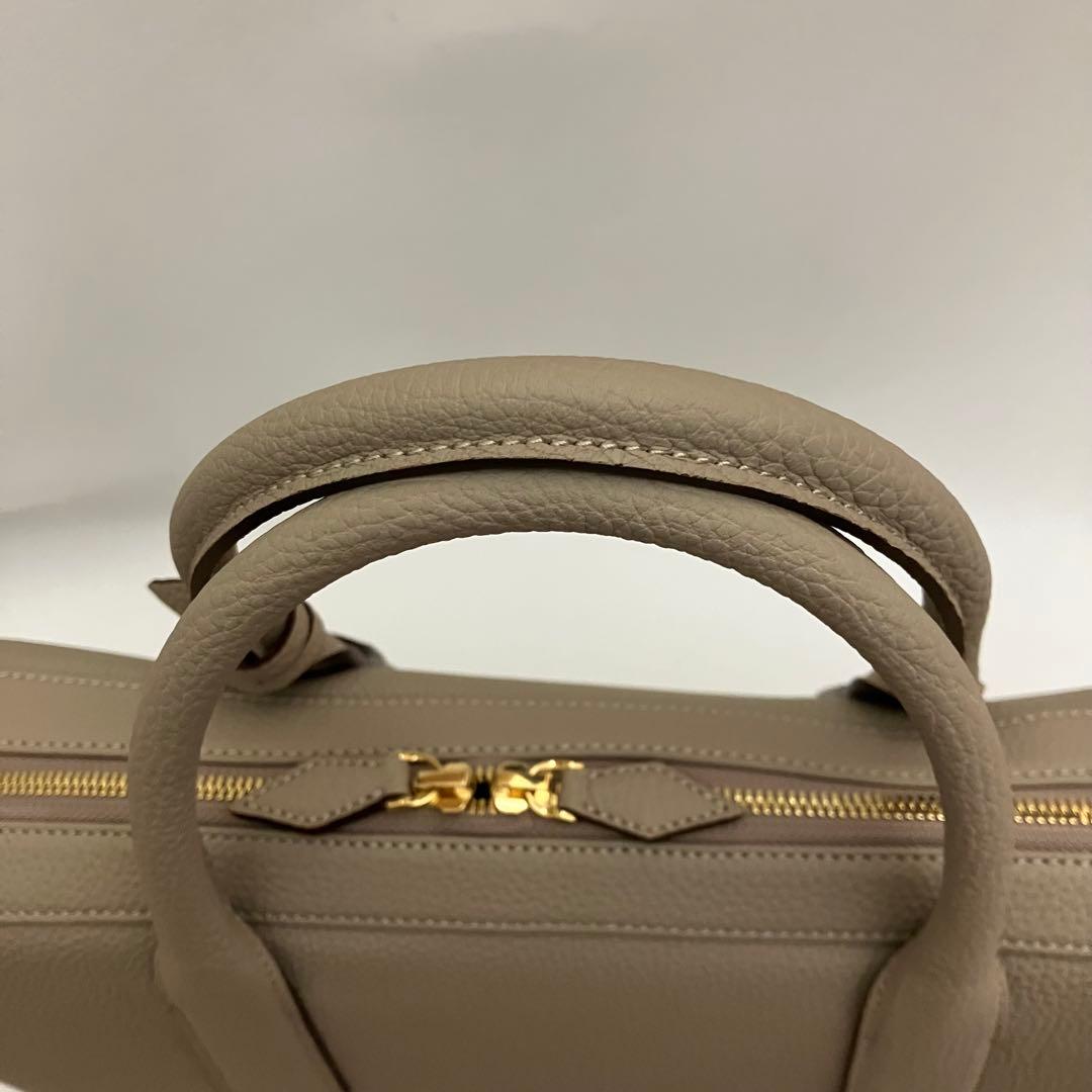 ✨未使用級　希少✨ 大峡製鞄 ゲント•メディア スリムオーバーナイト　グレージュ