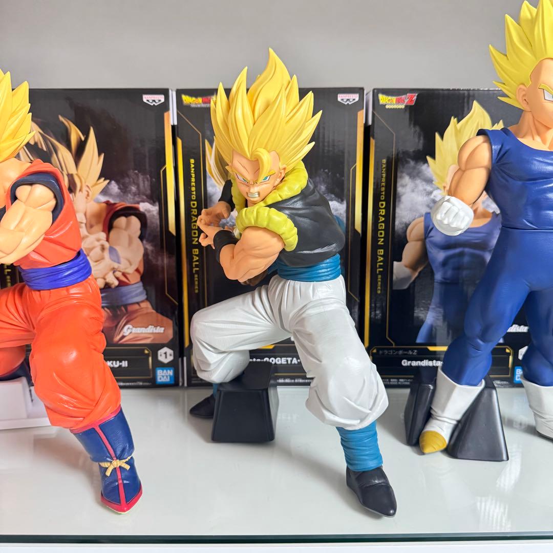 Grandistaドラゴンボール 孫悟空 ベジータ フィギュア ゴジータ 魔人