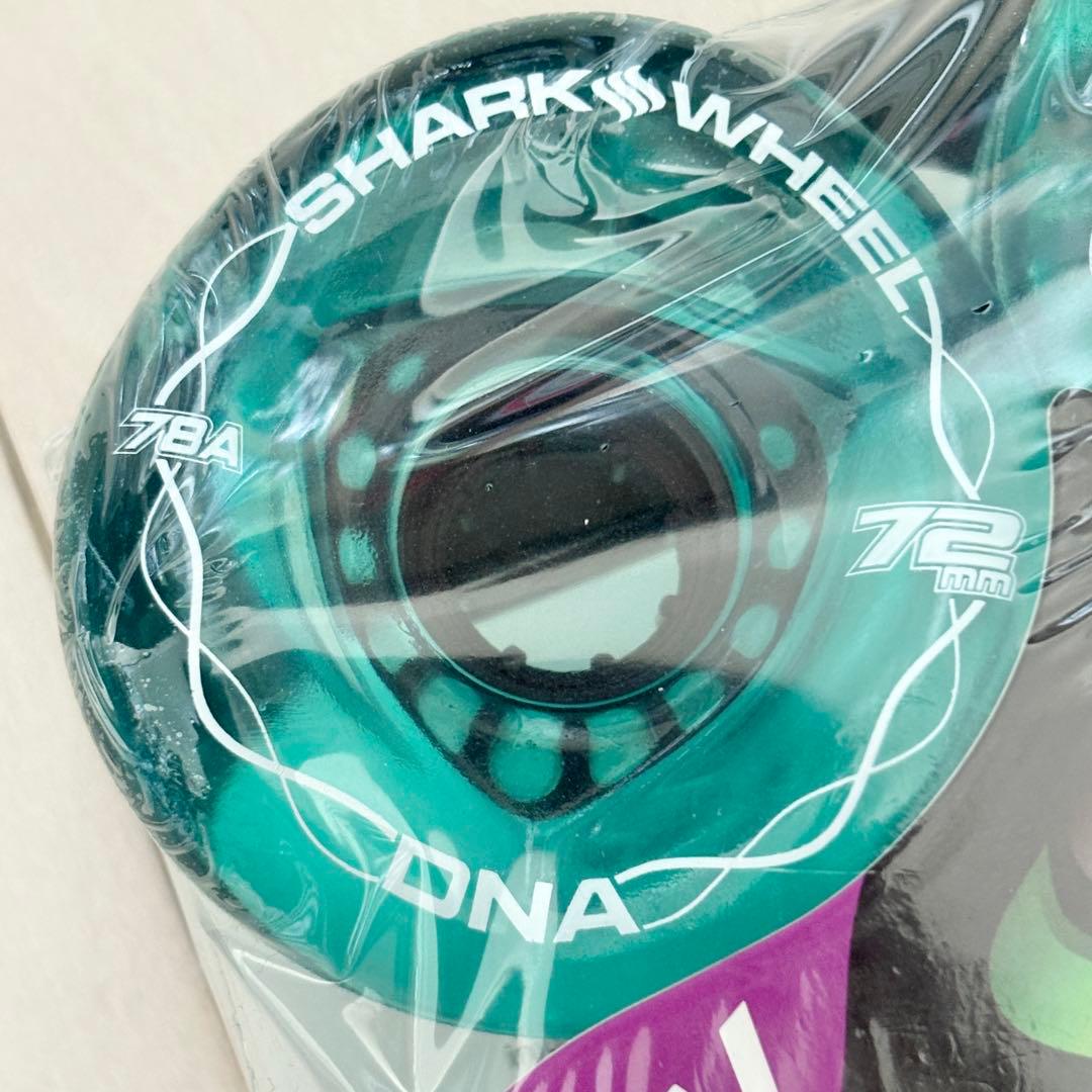 24☆新品 未開封☆ シャークウィール 72mm 78a クリア グリーン