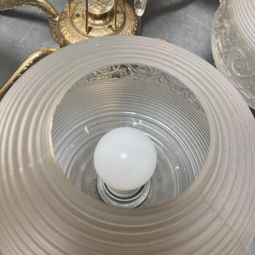 昭和レトロ シャンデリア　シャンデリ　ゴージャス　旅館　ライト　電球　ホテル