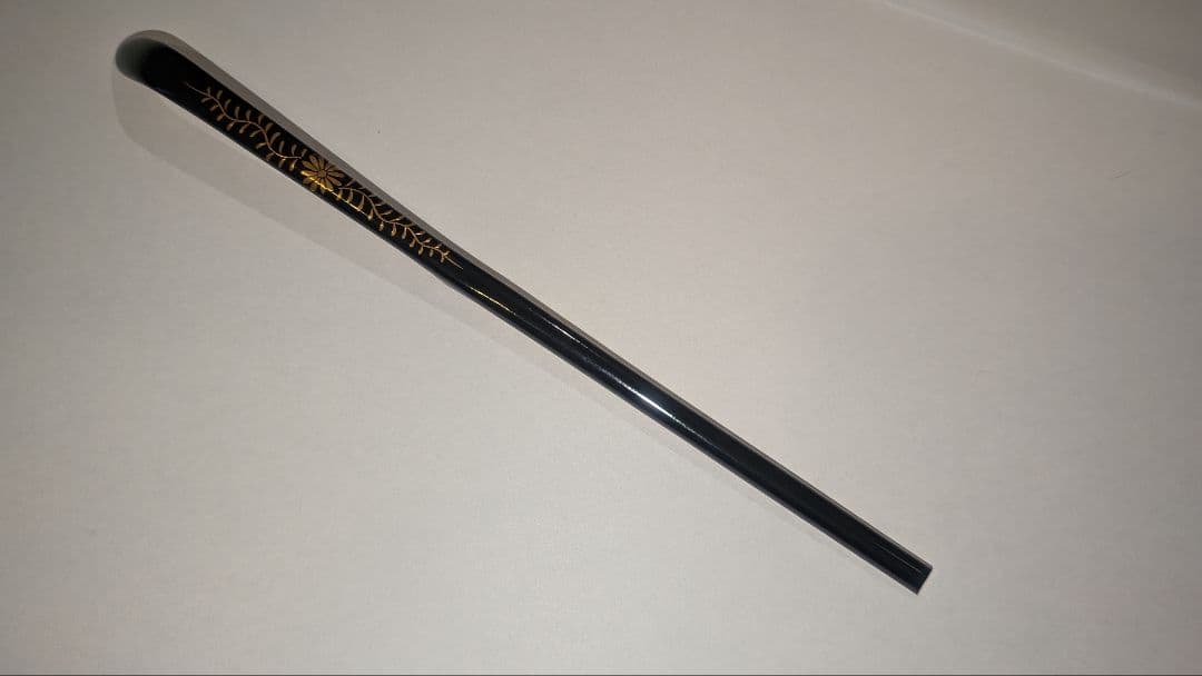 即中斎利写茶杓『夏山』嵯峨宝筐院竹似 小楠公六百