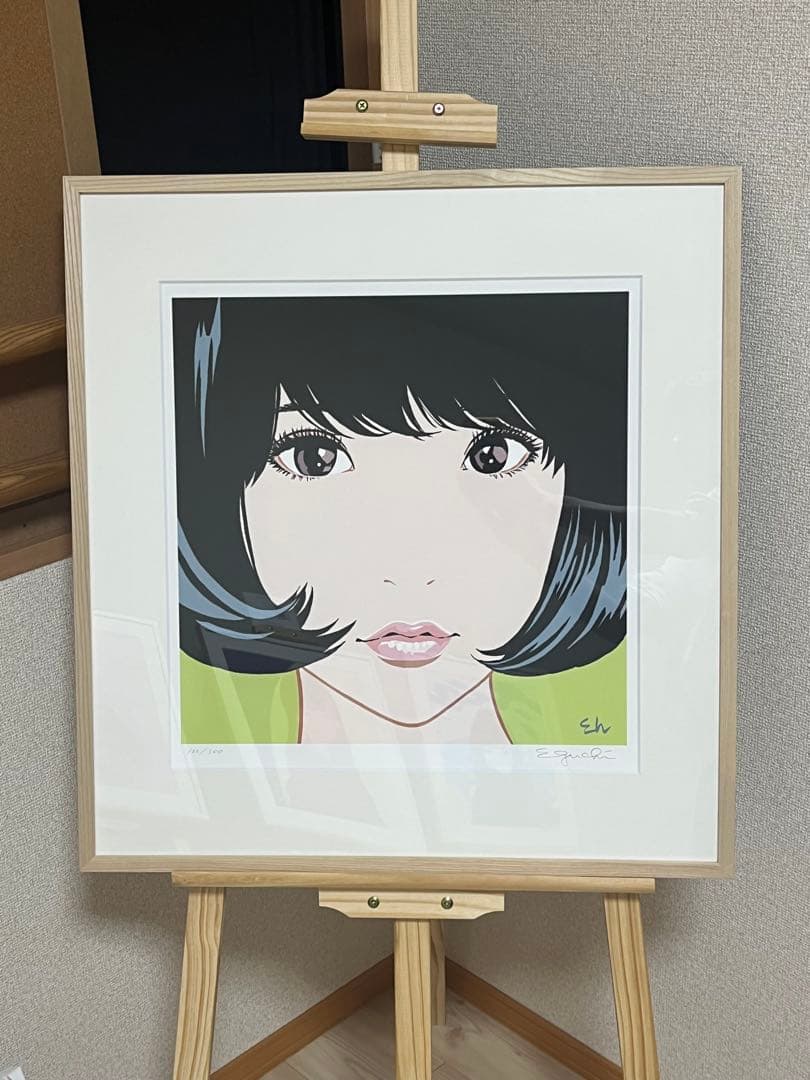 江口寿史版画 『彼女１（large ver.）second edition』 江口寿史版画 『彼女1（large ver.）second edition』 江口寿史版画