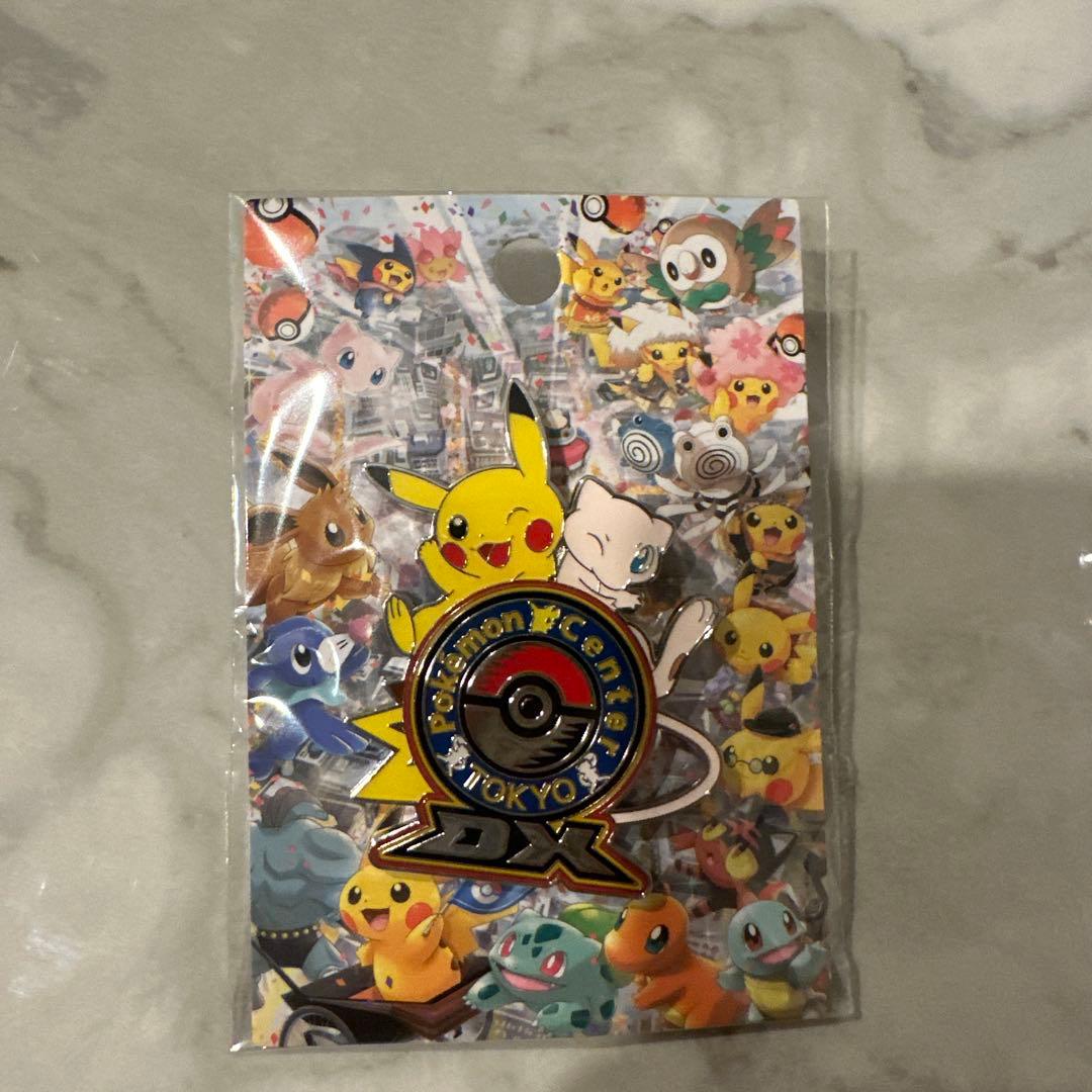 ポケモンセンタートーキョーDX ロゴピンズ ピカチュウ&ミュウ ポケセン