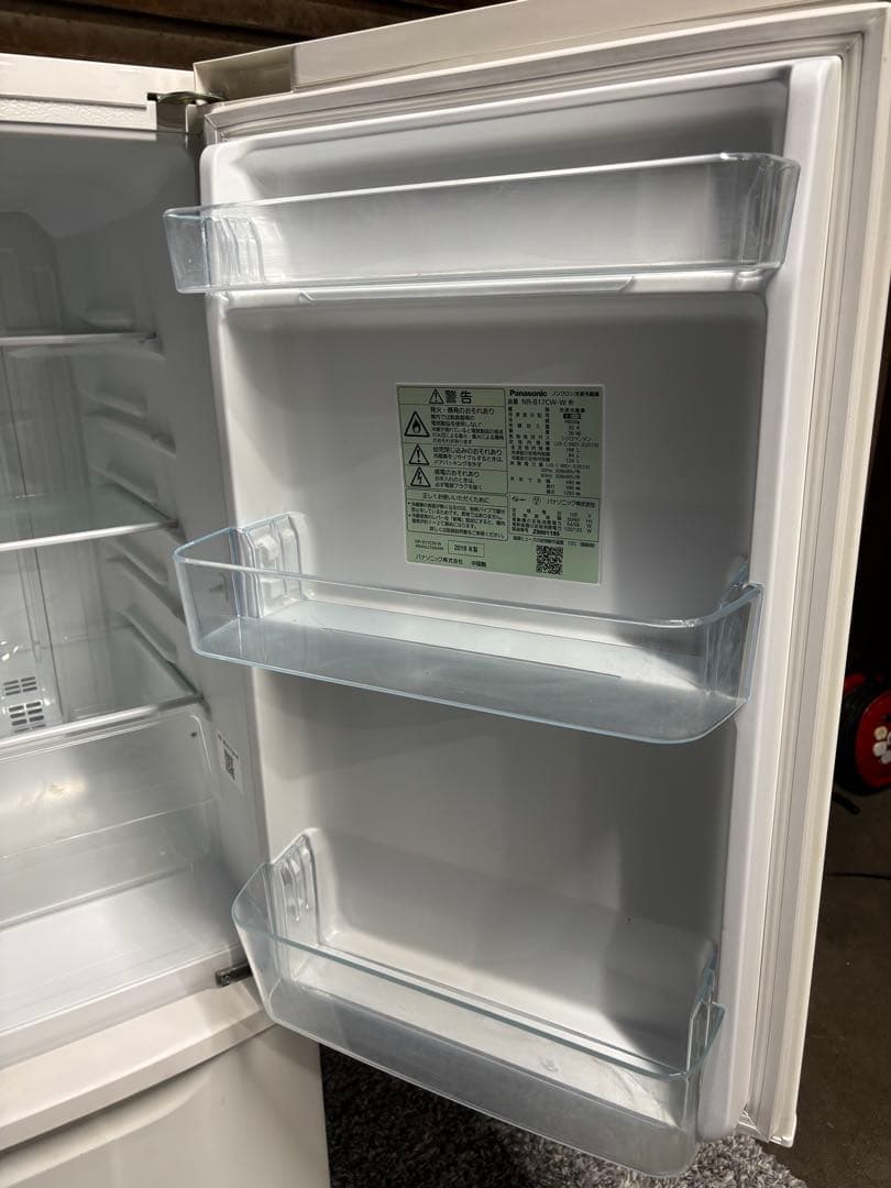 パナソニック ノンフロン冷凍冷蔵庫 NR-B17CW-W 2019年製