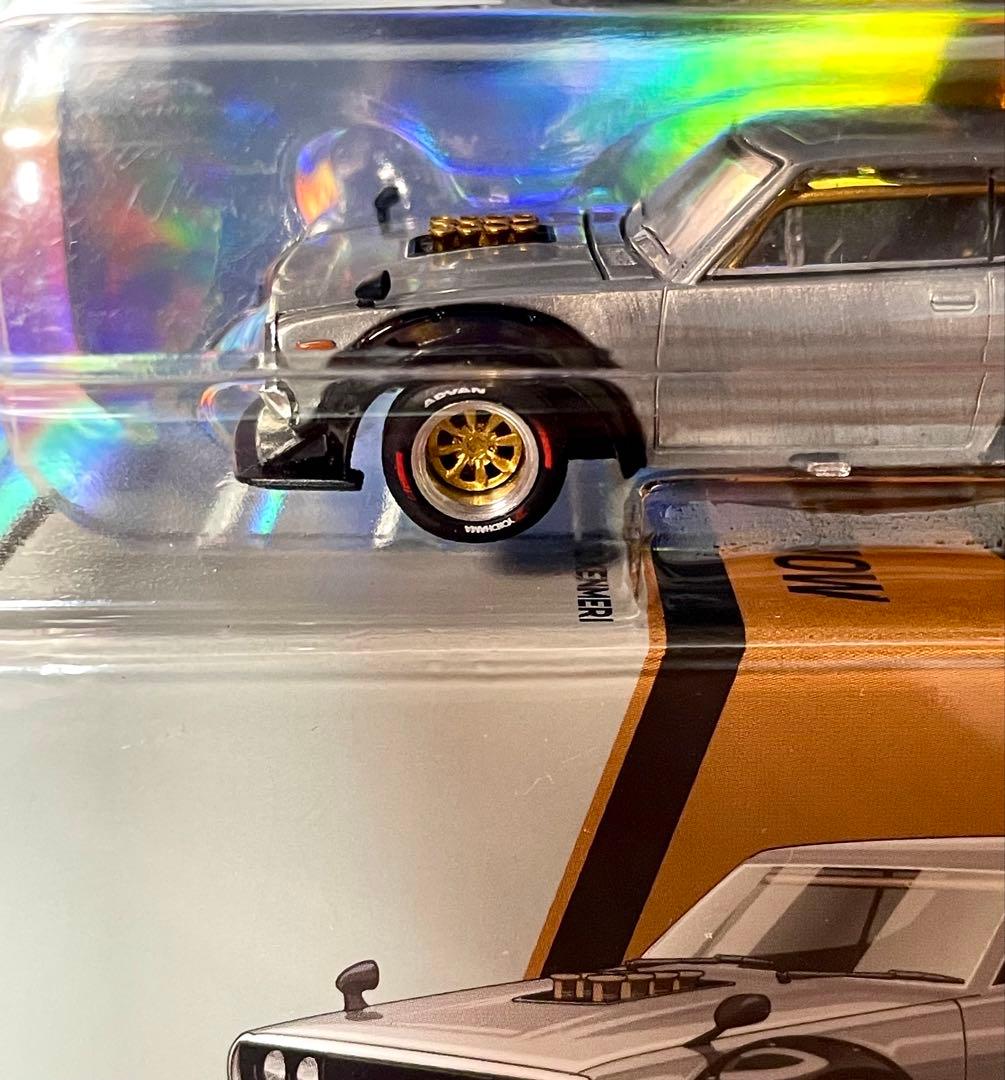 スカイラインGTR ケンメリ チェイス　POPRACE 1/64 ポップレース